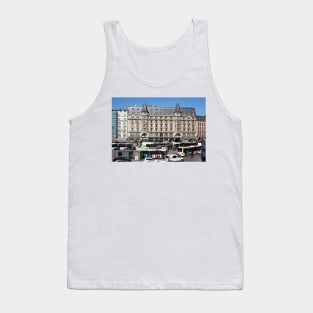 Luxembourg; Europe; Place; Place d la Gare; station square; House; Houses Tank Top